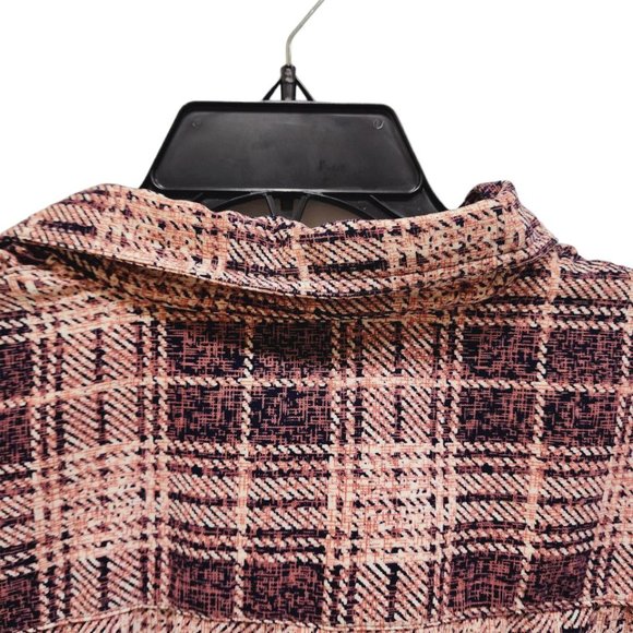 Playboy Shirt Women's Size 10 Plaid Amazingly Soft Boyfriend Fit Button Up - Picture 8 of 16